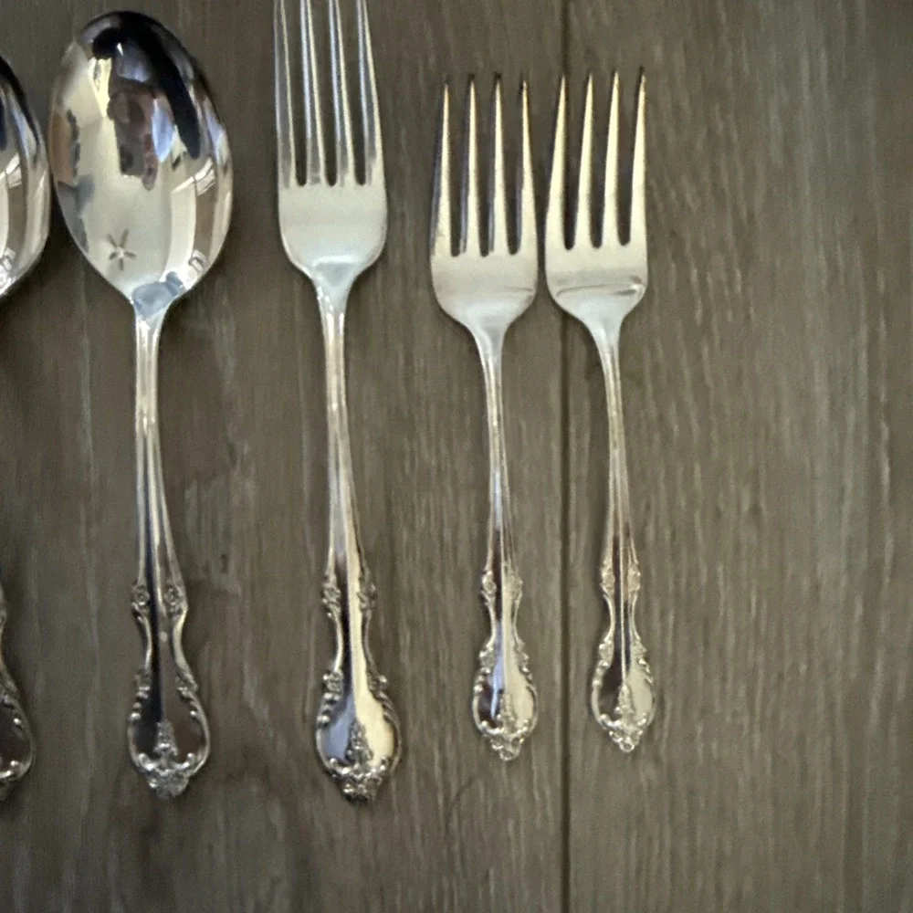 Set‎ of 6 International SOUTHERN SPLENDOR Silverplate Rogers & Bro 1962 Flatware